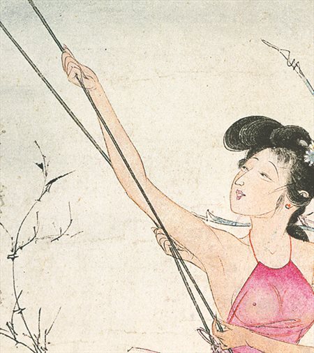 融安县-胡也佛的仕女画和最知名的金瓶梅秘戏图